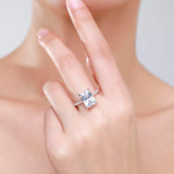 Classic Luxury Selection AAAA Lab Created Diamonds 925 Sterling Silver Rings