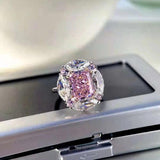 Excellent Crushed Ice Cut High Quality AAAAA High Carbon Pink Sapphire Gemstone Rings -  Popular Fine Jewellery - The Jewellery Supermarket