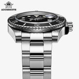 316L Stainless Steel 200M Diver Super Luminous Hands Calendar Display Quartz Watch