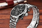 Popular Top Luxury Brand Luxury Waterproof Leather Japan Movement VK67 Sports Quartz Watches for Men