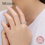 Sterling Silver Rhombus Clear AAAA Simulated Diamonds Stackable Rings - Statement Fine Jewellery - The Jewellery Supermarket
