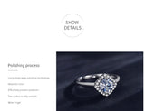 Luxury Square Cushion Cut AAAA Lab Created Diamond  925 Sterling Silver Ring