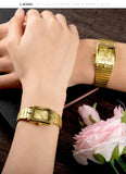 New Arrival Best Sellers Luxury Gold Steel Bracelet Quartz Wristwatches For Men and Women - Ideal Gifts - The Jewellery Supermarket