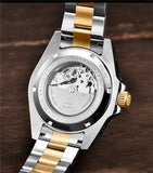 Luxury Design Water Ghost Series Classic Blue Dial Luxury Automatic Stainless Steel 100m Waterproof Mechanical Watch