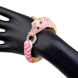 New Arrivals Animal Zebra Bangle Cuff Bracelet Gold Plated Statement Fashion Women's Bangle Bracelet for Party - The Jewellery Supermarket