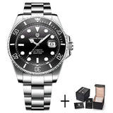 Popular Top Brand Automatic Luxury Sapphire Glass Mechanical Wristwatch Sports Stainless Steel Waterproof Men Watch