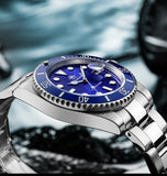 Luxury Diving Watch Steel BGW9 Luminous Ceramic Bezel 200M Waterproof Men's Watch