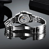 Luxury Design Top Brand Sports Waterproof  Sapphire Glass 40mm Ceramic GMT Mechanical Men Automatic Wristwatches