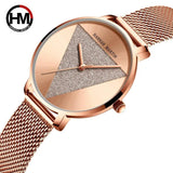 Original Design Elegant Quartz Ladies Watches Fashion Japan Movement Stainless Steel Rose Gold Colour Wristwatches