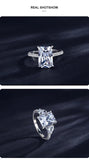 Classic Luxury Selection AAAA Lab Created Diamonds 925 Sterling Silver Rings