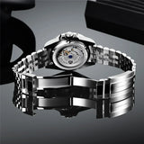 Top Brand Men Mechanical Wristwatches Luxury Ceramic Bezel GMT Watches Automatic 100m Waterproof Watches for Men