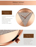 Original Design Elegant Quartz Ladies Watches Fashion Japan Movement Stainless Steel Rose Gold Colour Wristwatches