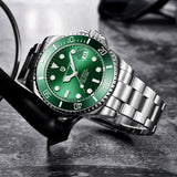 Popular Brand Luxury Sapphire Glass Automatic Watch 100m Waterproof Stainless Steel Mechanical Wristwatches For Men