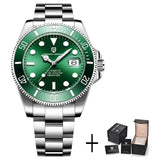 Popular Top Brand Automatic Luxury Sapphire Glass Mechanical Wristwatch Sports Stainless Steel Waterproof Men Watch
