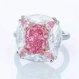 Excellent Crushed Ice Cut High Quality AAAAA High Carbon Pink Sapphire Gemstone Rings -  Popular Fine Jewellery - The Jewellery Supermarket