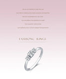 Superb Sparkling AAAA Lab Created Diamonds 925 Sterling Silver Stackable Ring