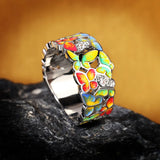 Fashion Creative Handmade Enamel Craft Epoxy Craft Women's Rings