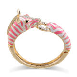 New Arrivals Animal Zebra Bangle Cuff Bracelet Gold Plated Statement Fashion Women's Bangle Bracelet for Party - The Jewellery Supermarket