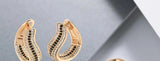 Luxury Crystal AAA Zircon FlowerFilled 14K Rose Gold Fashion Rings for Women Daily Fine Jewellery
