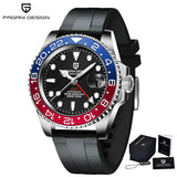 Luxury Design Top Brand Sports Waterproof  Sapphire Glass 40mm Ceramic GMT Mechanical Men Automatic Wristwatches