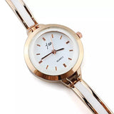 New Fashion Famous Brand Rose Gold Silver Colour Mesh Stainless Steel Dress Casual Quartz Ladies Watch - The Jewellery Supermarket