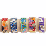 New Fashion Hadmade Enamel Colourful Flower Adjustable Gold Plated Rings