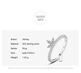 Top Quality Crown Clover AAAA Lab Created Diamond 925 Sterling Silver Ring