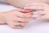 New Arrival Silver Colour Brushed Tungsten Classic Wedding Engagement Rings for Men and Women - The Jewellery Supermarket