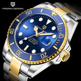Popular Brand Luxury Sapphire Glass Automatic Watch 100m Waterproof Stainless Steel Mechanical Wristwatches For Men