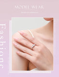 Luxury Round Cut Dazzling AAAA Lab Created Diamond 925 Sterling Silver Ring