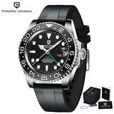 Luxury Design Top Brand Sports Waterproof  Sapphire Glass 40mm Ceramic GMT Mechanical Men Automatic Wristwatches