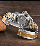 Luxury Design Water Ghost Series Classic Blue Dial Luxury Automatic Stainless Steel 100m Waterproof Mechanical Watch