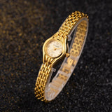 New Arrival Luxury Small Dial Ultra Thin Gold Plated Waterproof Fashion Quartz Watch with Bracelet - The Jewellery Supermarket