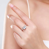 Classic Luxury Selection AAAA Lab Created Diamonds 925 Sterling Silver Rings