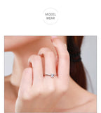 Sparkling Oval-Cut Solitaire AAAA Lab Created Diamond 925 Sterling Silver Ring