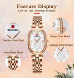New Top Brand Fashion Luxury Quartz Wrist Watches Stainless Steel Strap Women Wristwatch - Ideal Gifts - The Jewellery Supermarket