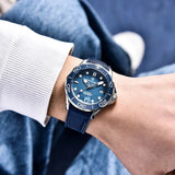 Top Brand Ceramic Bezel Waterproof Automatic New Sapphire Glass Sports Men Mechanical Wristwatch - Ideal Gift