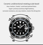 Classic Business and Leisure 200m Waterproof 316L Stainless Steel Diving Watch