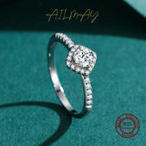 Luxury Princess Cut 925 Sterling Silver AAAA Lab Created Diamonds Ring