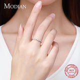 Outstanding Stackable AAAA Simulated Diamonds Fine Ring - Sterling Silver Exquisite Fashion Jewellery - The Jewellery Supermarket