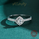 Luxury Princess Cut 925 Sterling Silver AAAA Lab Created Diamonds Ring