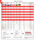 Dazzling With Certficate Original Solid 925 Silver 5 Stone Moissanite Eternity Rings For Women - Luxury Jewellery