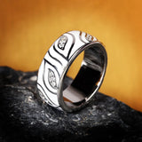 Handmade Enamel  White Leaves Sparkling AAA Zircon Diamonds Jewellery Silver Ring