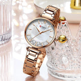 New Arrival Fashion Top Brand Ladies Creative Steel Women Bracelet Waterproof Watches - Ideal Gifts