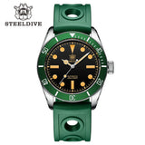 Luxury Brand Black Dial Vintage Luminous NH35 Automatic Watch - 200m Water Resistant Dive Watch Perfect gift