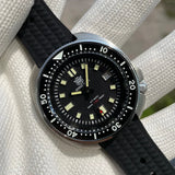 Famous Brand SD1970 White Date Background 200M Wateproof NH35 6105 Turtle Automatic Diver Watch
