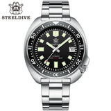Famous Brand SD1970 White Date Background 200M Wateproof NH35 6105 Turtle Automatic Diver Watch