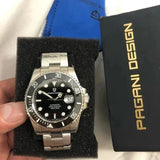 Luxury Design Men's Mechanical Watch - Sapphire Stainless Steel Waterproof Fashion Business Sports Watch Best Gift