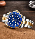 Popular Top Brand Automatic Luxury Sapphire Glass Mechanical Wristwatch Sports Stainless Steel Waterproof Men Watch
