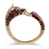 New Arrivals Animal Zebra Bangle Cuff Bracelet Gold Plated Statement Fashion Women's Bangle Bracelet for Party - The Jewellery Supermarket